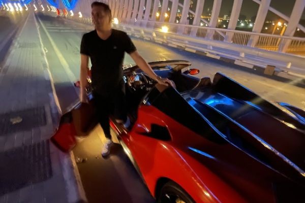 The freedom and speed of driving a Ferrari through the streets of Dubai must be exhilarating!