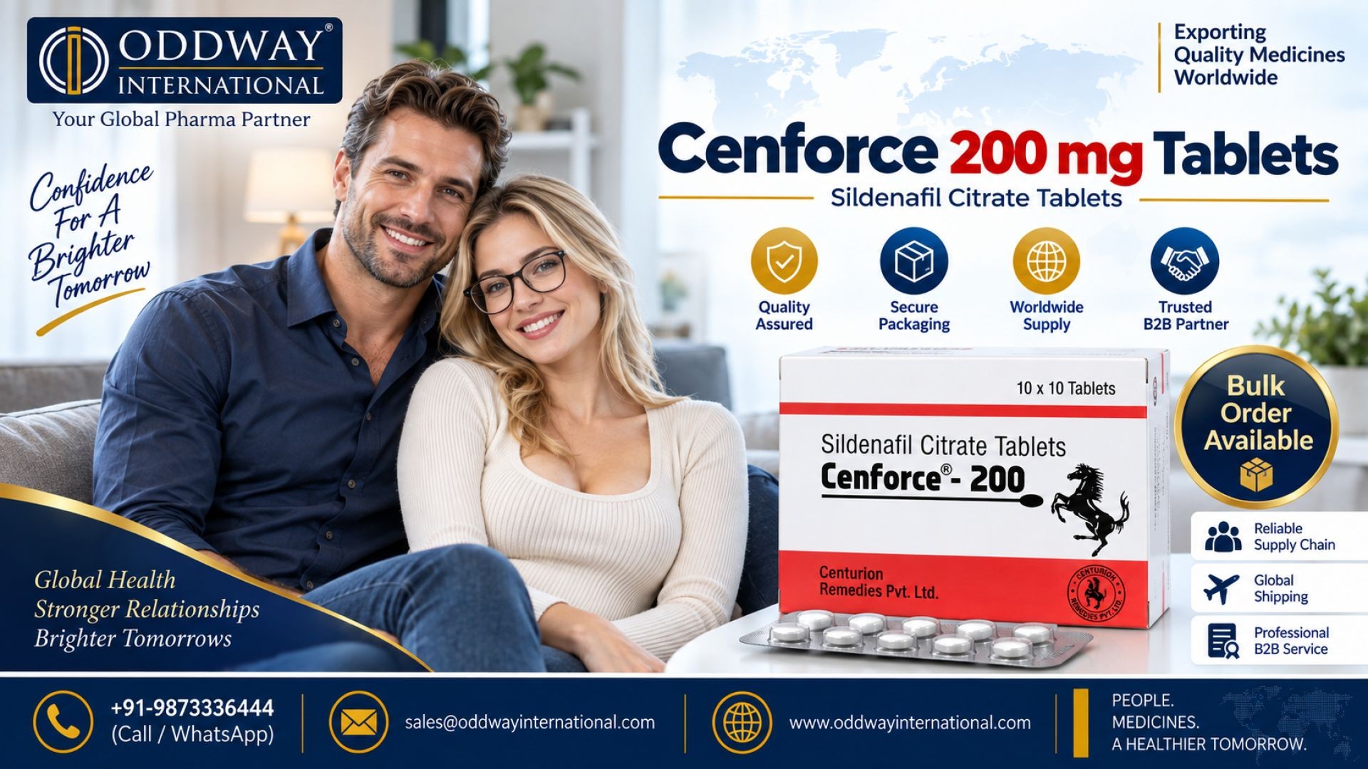 ⁣Cenforce 100, 150, 200mg Tablets: Export Documentation Readiness Explained